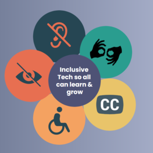 Symbols representing inclusive technologies